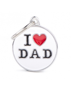 MY FAMILY MEDAGLIA I LOVE DAD CH17LOVEDAD