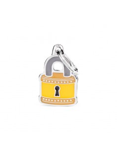 MY FAMILY MEDAGLIA LUCCHETTO CH04