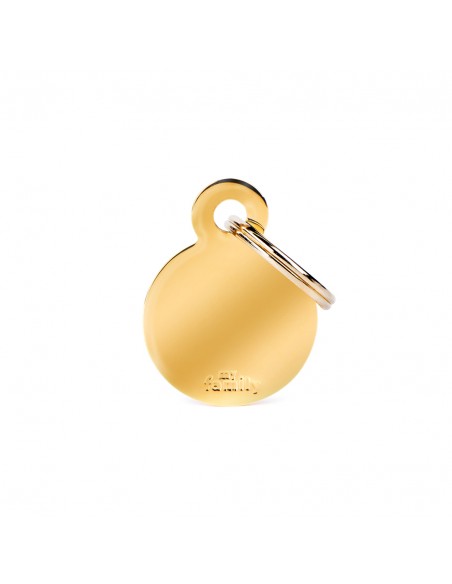 MY FAMILY MEDAGLIA CERCHIO PICCOLO BASIC GOLD MFB12