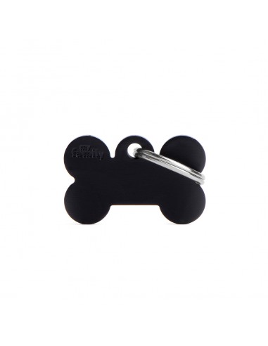 MY FAMILY MEDAGLIA OSSO PICCOLO NERO BASIC ALLUMINIO MFB31