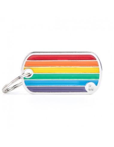 MY FAMILY MEDAGLIA RAINBOW COLLECTION BANDIERA BH54FLAG