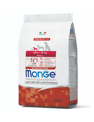 monge dog 800gr adult extra small...