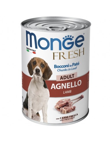 monge dog 400gr fresh bocconi in pate...
