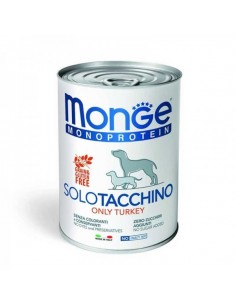 monge dog 400gr adult monoprotein solo tacchino