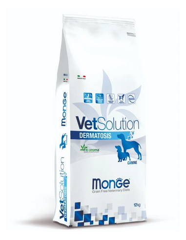 monge dog 12kg vet solution dermatosis