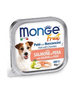 monge dog 100gr fruit pate' bocconcini salmone & pera