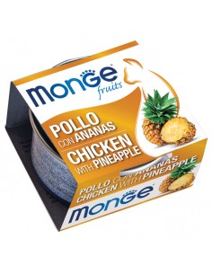monge cat fruits 80gr pollo con ananas