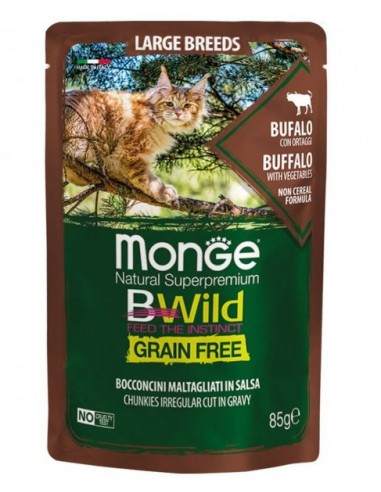 monge cat 85gr bwild bufalo/ortaggi