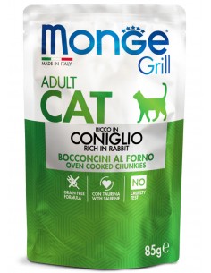 monge cat 85gr busta grill coniglio