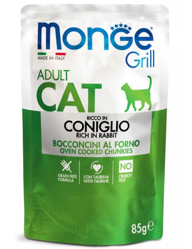 monge cat 85gr busta grill coniglio