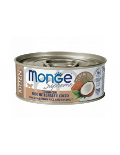 monge cat 80gr lattina supreme kitten tonno riso integrale cocco