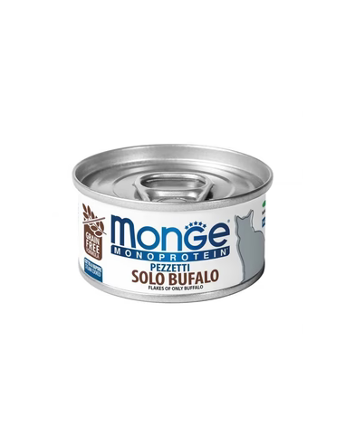 monge cat 80gr monoprotein sfilaccetti solo bufalo