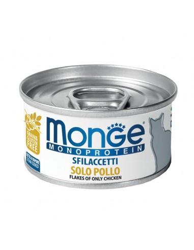 monge cat 80gr monoprotein sfilaccetti solo pollo