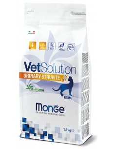 monge cat 1,5kg vet solution urinary struvite