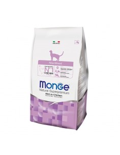 monge cat 10kg adult sterilized pollo