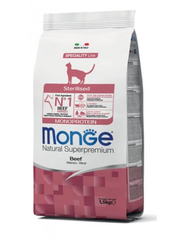 monge cat 1,5kg sterilised manzo monoprotein
