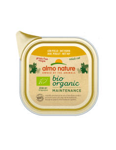 almo cat biorganic pate' vaschetta 85gr pollo 451