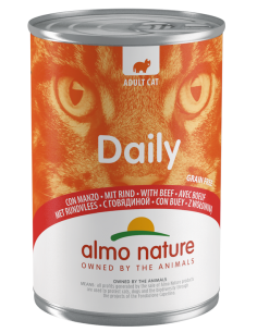 almo cat daily barattolo 400gr manzo 161