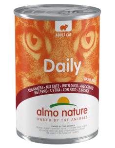 almo cat daily barattolo 400gr anatra 164