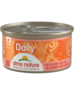almo cat daily lattina 85gr mousse con salmone 158