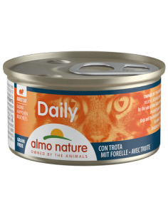 almo cat daily lattina 85gr dadini con trota 151
