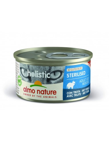 almo cat holistic functional lattina 85gr sterilised trota 111