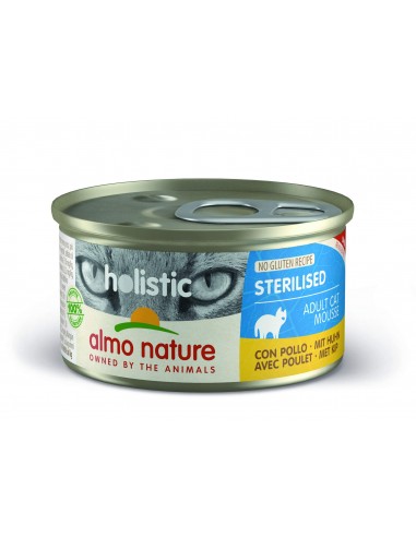 almo cat holistic functional lattina 85gr sterilised pollo 110