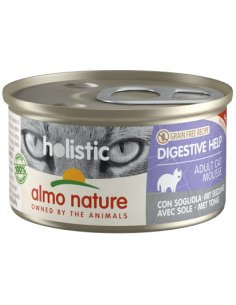 almo cat holistic functional lattina 85gr digestive help sogliola 112