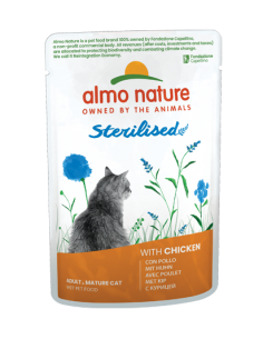 almo cat functional busta 70gr sterilised con pollo 5291