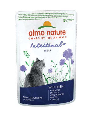 almo cat functional busta 70gr digestive help pesce 5294