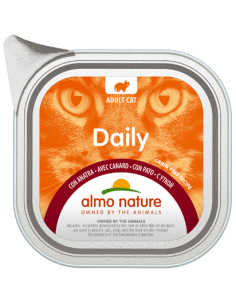 almo cat daily vaschetta 100gr pate' anatra 354
