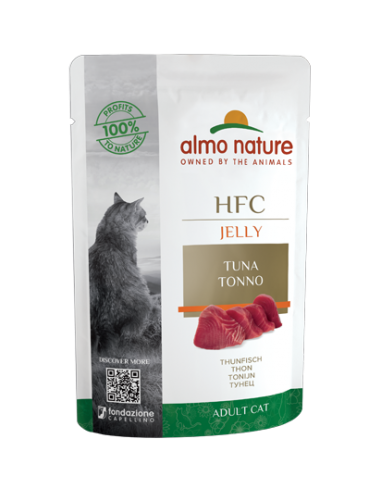 almo cat hfc jelly busta 55gr tonno...