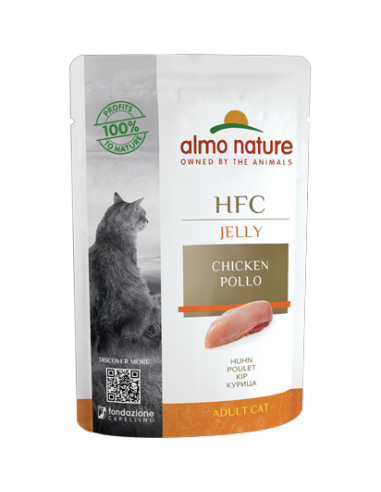 almo cat hfc jelly busta 55gr pollo 5040