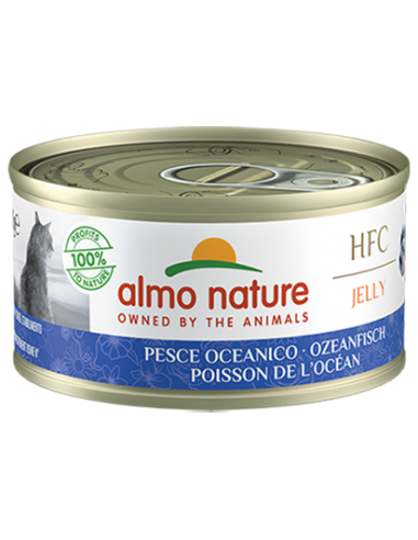 almo cat hfc jelly lattina 70gr pesce oceanico 5026h
