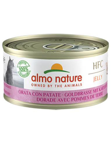 almo cat hfc jelly lattina 70gr orata...