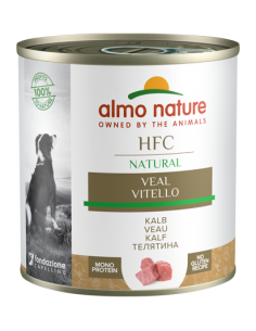 almo dog hfc natural lattina 280gr vitello 5526