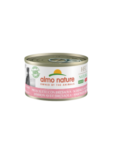 almo dog hfc natural made in italy lattina 95gr prosciutto con bresaola 5482