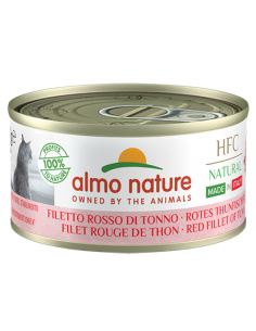 almo cat hfc natural made in italy lattina 70gr filetto tonno rosso 5330h