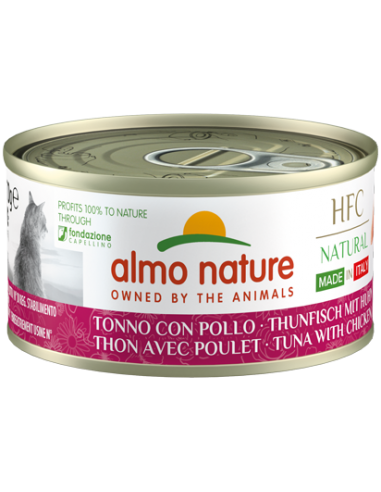 almo cat hfc natural made in italy limited edition lattina 70gr tonno con pollo 5481h
