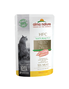 almo cat hfc natural plus busta 55gr filetto di pollo 4707