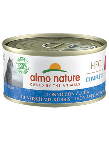 almo cat hfc complete lattina 70gr tonno con zucca 5433h