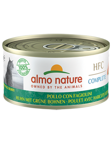 almo cat hfc complete lattina 70gr pollo e fagiolini 5431h