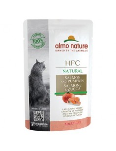 almo cat hfc natural busta 55gr salmone zucca 5804
