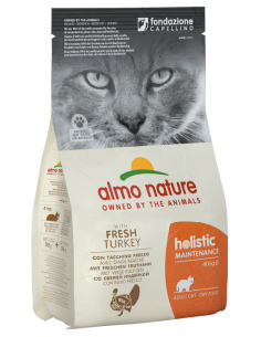 almo cat holistic fresh maintenance 400gr tacchino e riso 607