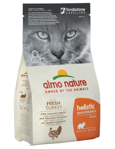 almo cat holistic fresh maintenance 400gr tacchino e riso 607