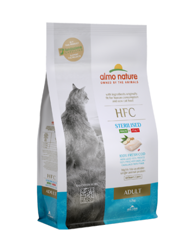almo cat hfc 1,2kg adult sterilizzato merluzzo 9160 promo almo fino al 31/10/22