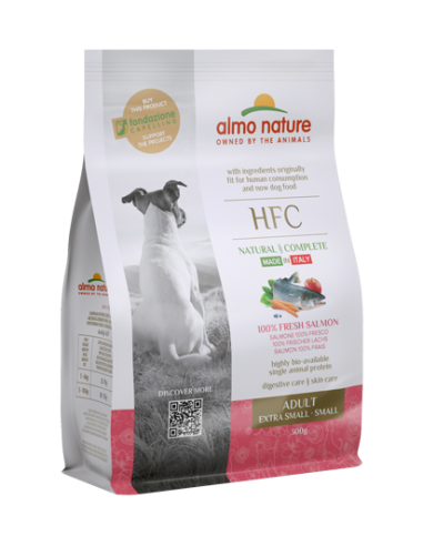 almo dog hfc natural 300gr adult xs-s...