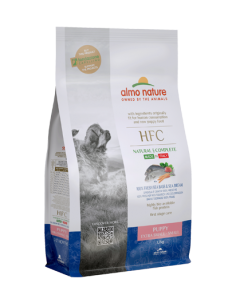 almo dog hfc natural 300gr puppy xs-s spigola e orata