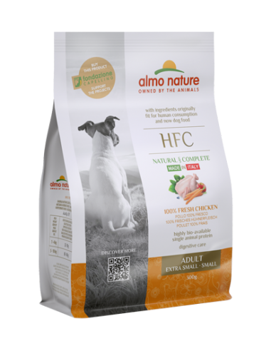 almo dog hfc natural 300gr adult xs-s...