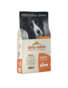almo dog holistic fresh maintenance 12kg adult medium salmone riso 745